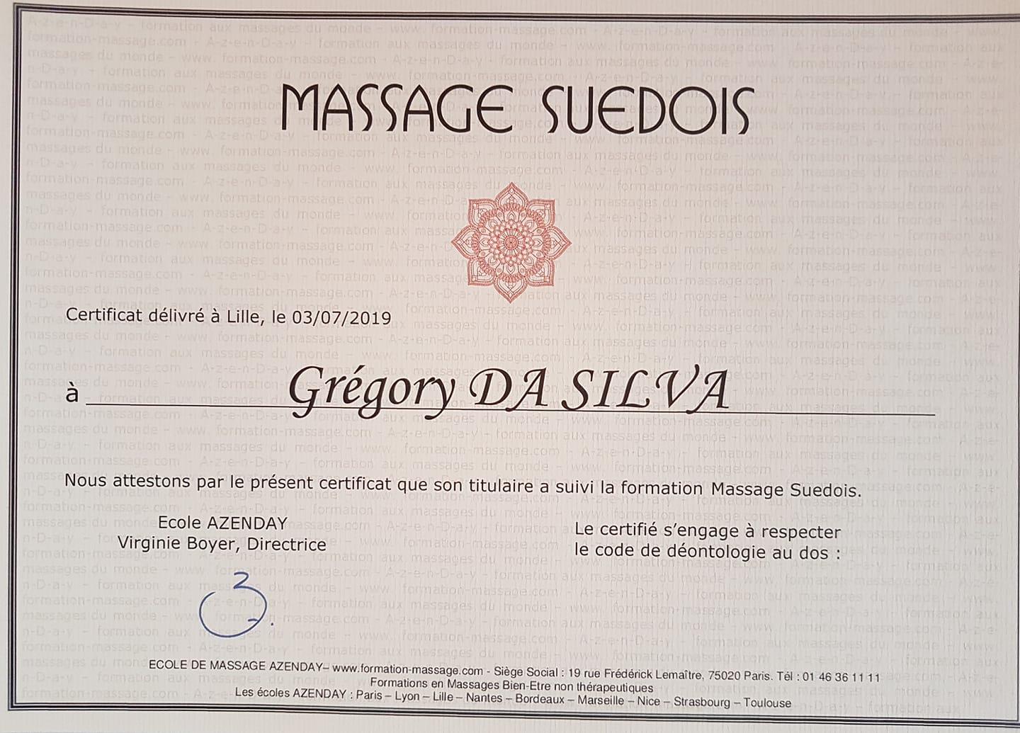 Massage Suédois 