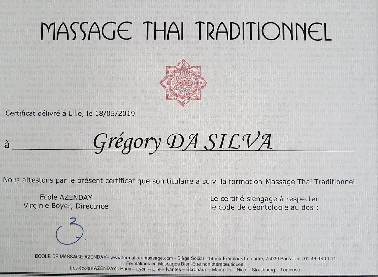 Massage Thai Traditionnel